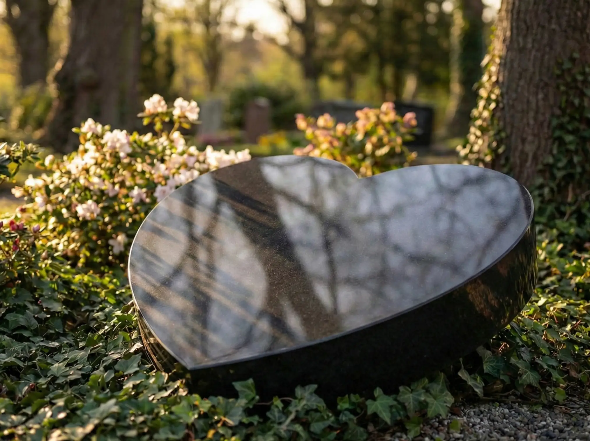 Gedenksteine, Findlinge und Felsen als individuelle Grabmale