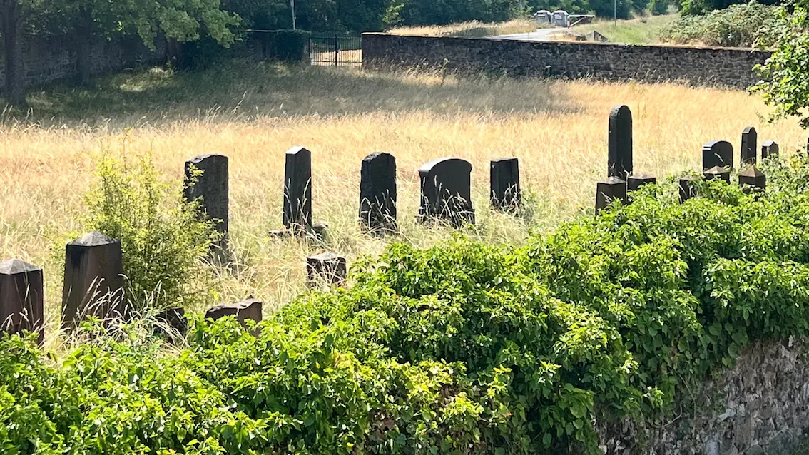 Jüdisches Gräberfeld auf dem Friedhof Bürgel (Am Schultheis-Weiher) in Offenbach